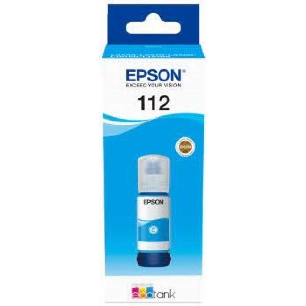 CRT 112 EcoTank Pigment Cyan ink bottle