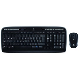 Logitech MK330 Combo Clavier + Souris sans fil Noir