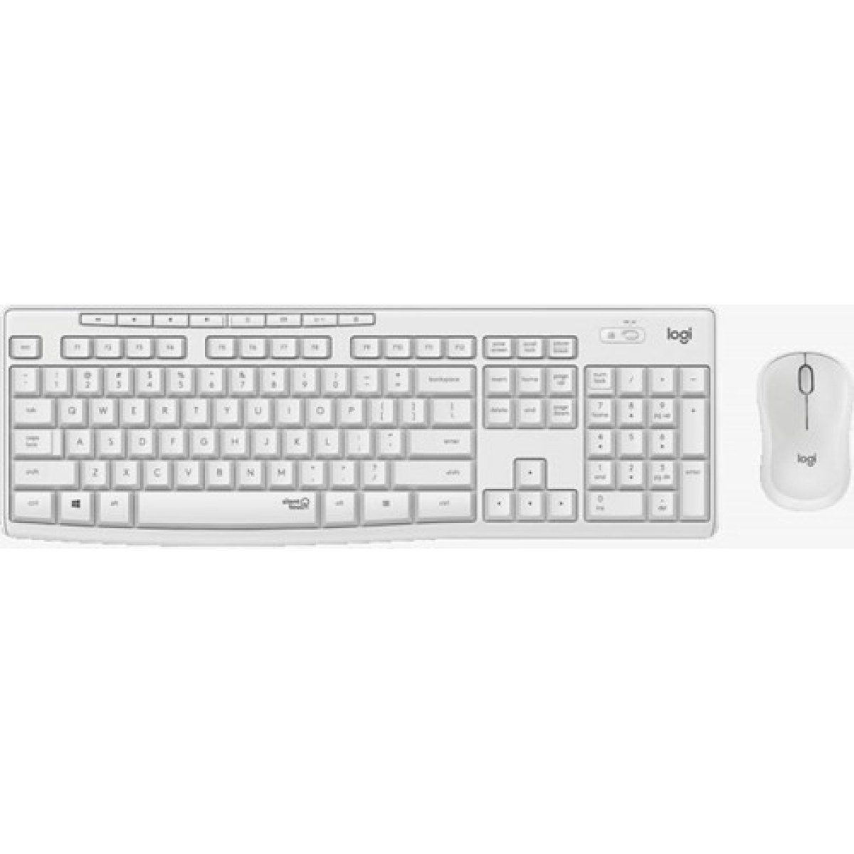 LOGITECH MK295 Silent Wireless Combo - OFF WHITE - FRA - CENTRAL