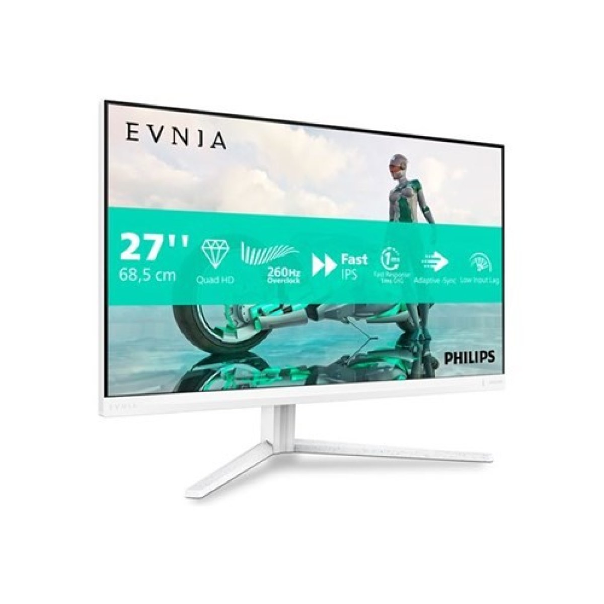 Philips Evnia 27" Fast LED QHD 2560 x 1440 260Hz 2HDMI/DP HP PIVOT