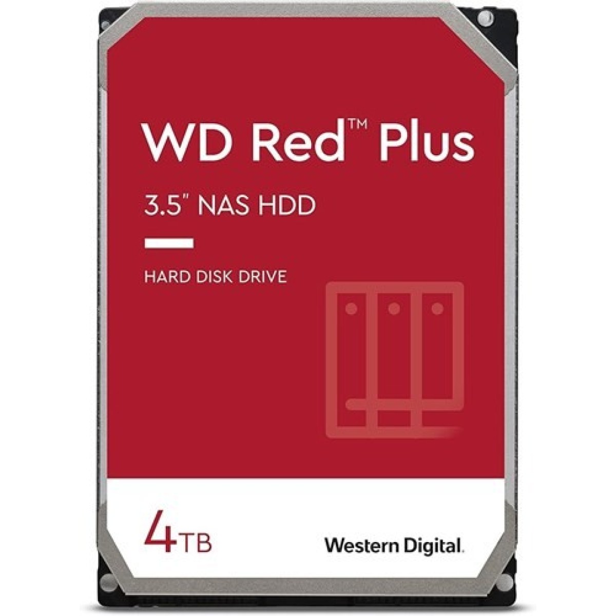 WD Red Plus 4To - 3.5" Interne SATA 6Gb/s 54000 trs/min