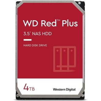 WD Red Plus 4To - 3.5" Interne SATA 6Gb/s 54000 trs/min