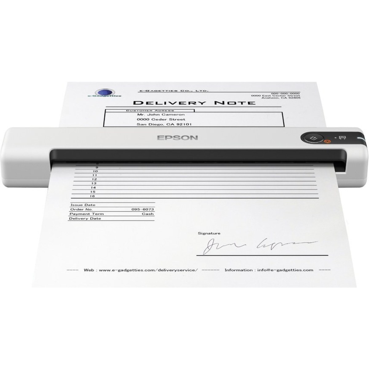 Epson Scanner Workforce DS-70 - 600dpi