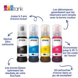 CRT Kit de Remplissage d'Encre EcoTank 104 - Jaune