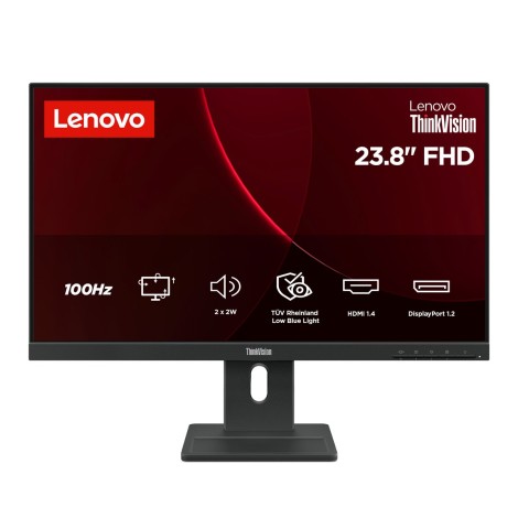 LENOVO TV E24-40 23.8"FHD 100Hz VGA HDMI DP HAS 3y