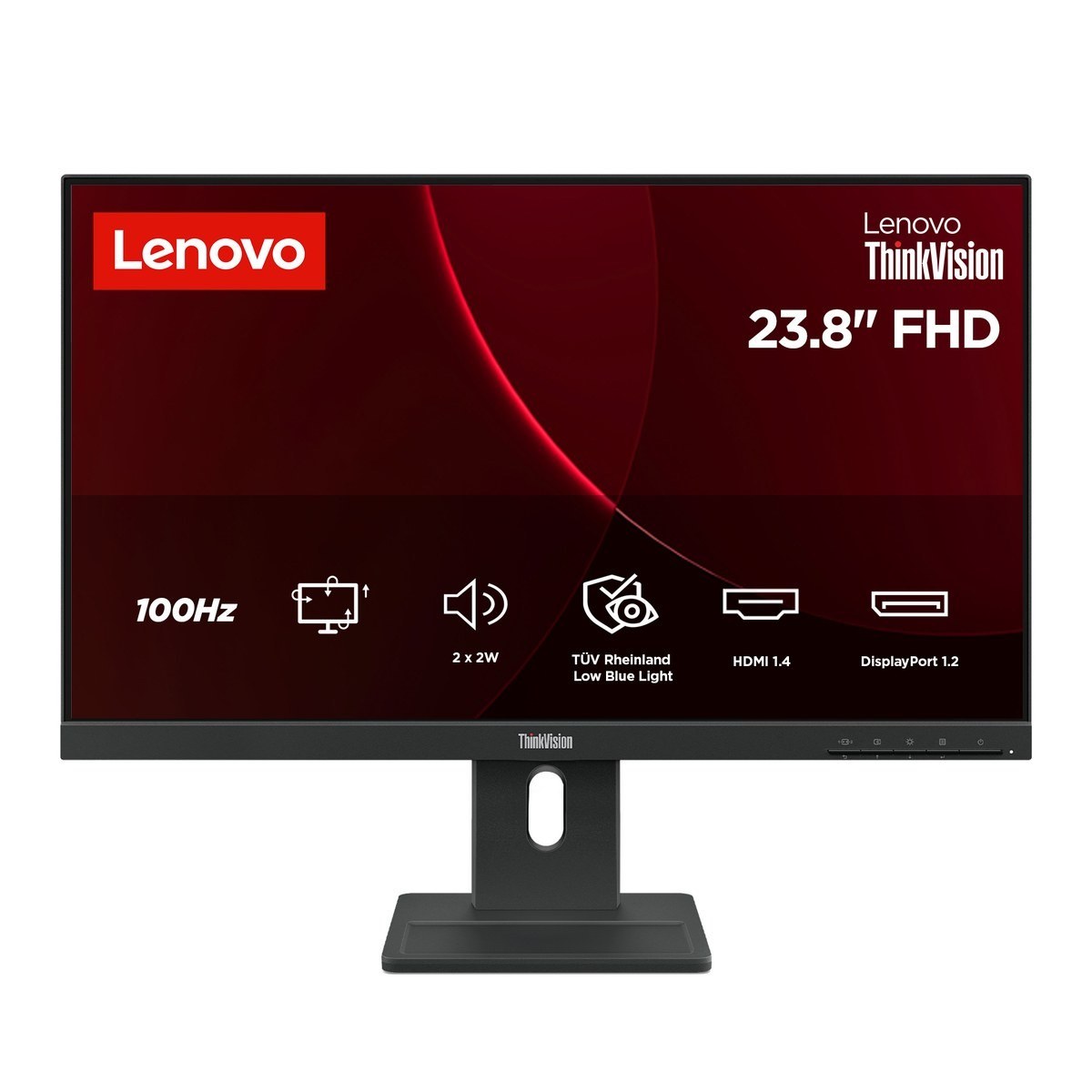 LENOVO TV E24-40 23.8"FHD 100Hz VGA HDMI DP HAS 3y