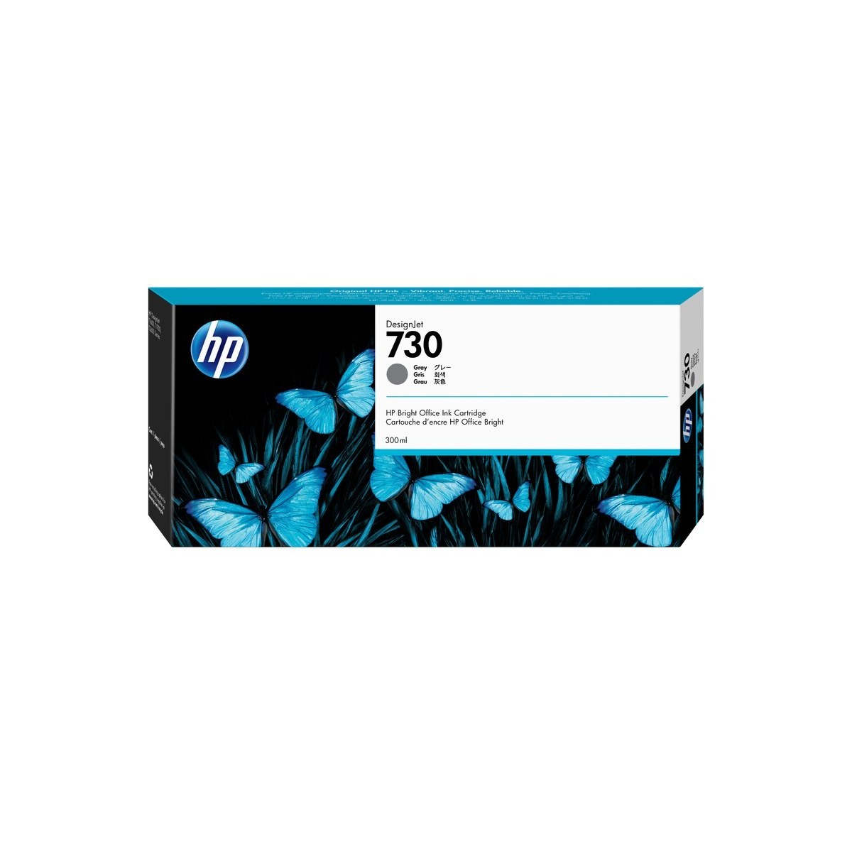 HP 730 - 300 ml - haute capacité - gris - originale