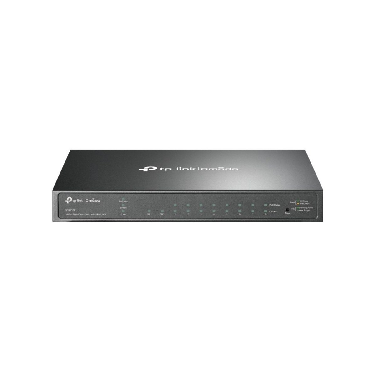 Switch SG2210P 8 ports + 2SFP PoE (61W)