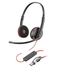 Poly Blackwire 3220 USB-C filaire Stereo adaptateur USB-C/A