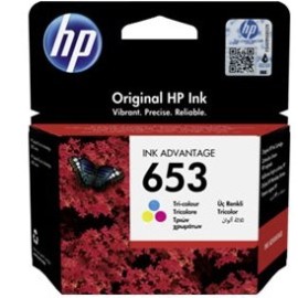 CRT HP 653 - Cartouche encre 3-couleurs - 200 pages - (MC 60)