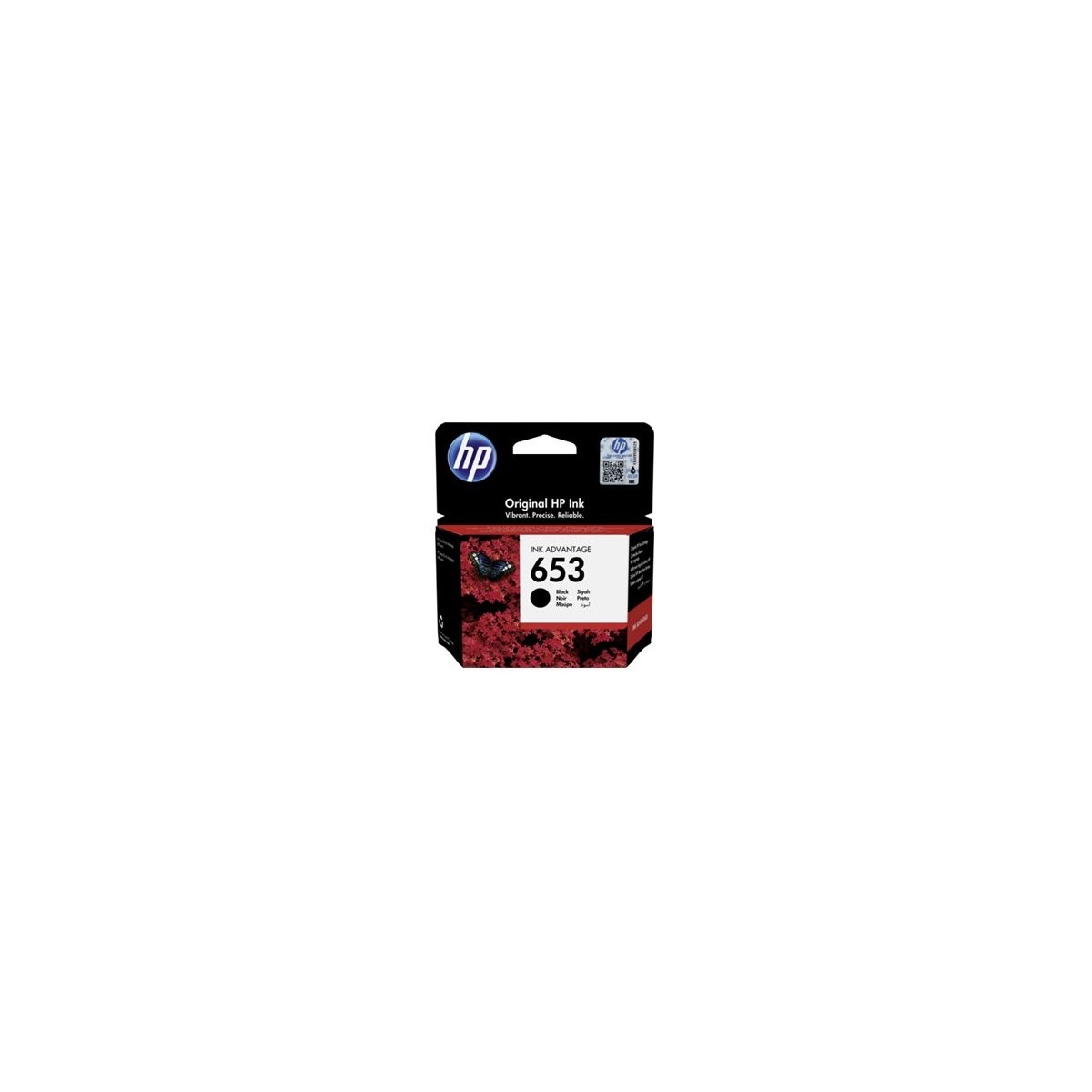 CRT HP 653 - Cartouche Noire - Ink Advantage - 360 pages - (MC 60)