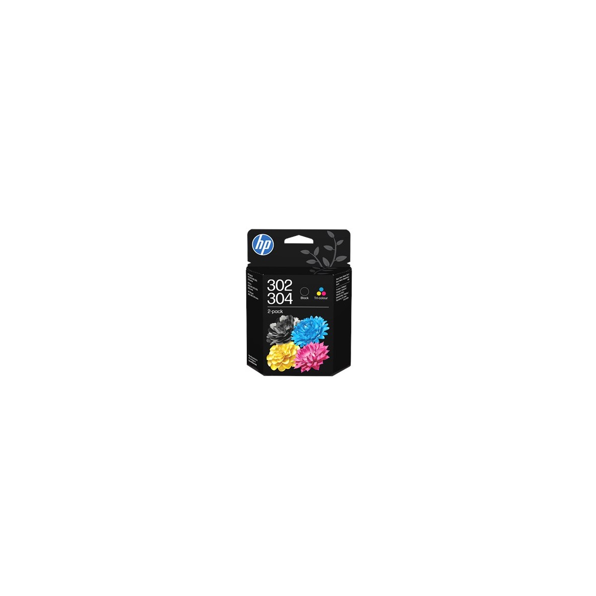 HP 302/304 - Cartouche Noir + Tricol. CMY, Pack de 2 - (PAL 1080)