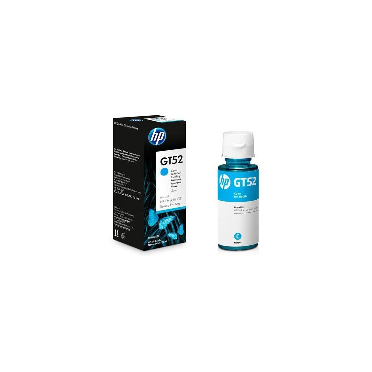 HP GT52 Cyan Original Ink Bottle créer pour Avaibility