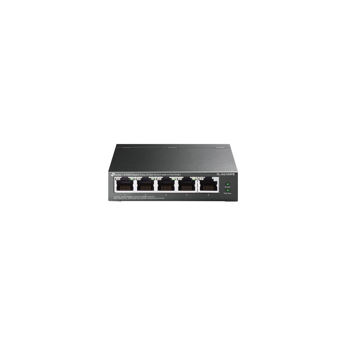 Switch SG105PE 5 Ports + 4 ports PoE 65W