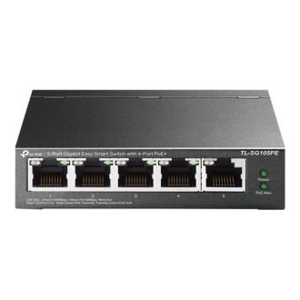 Switch SG105PE 5 Ports + 4 ports PoE 65W