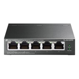 Switch SG105PE 5 Ports + 4 ports PoE 65W