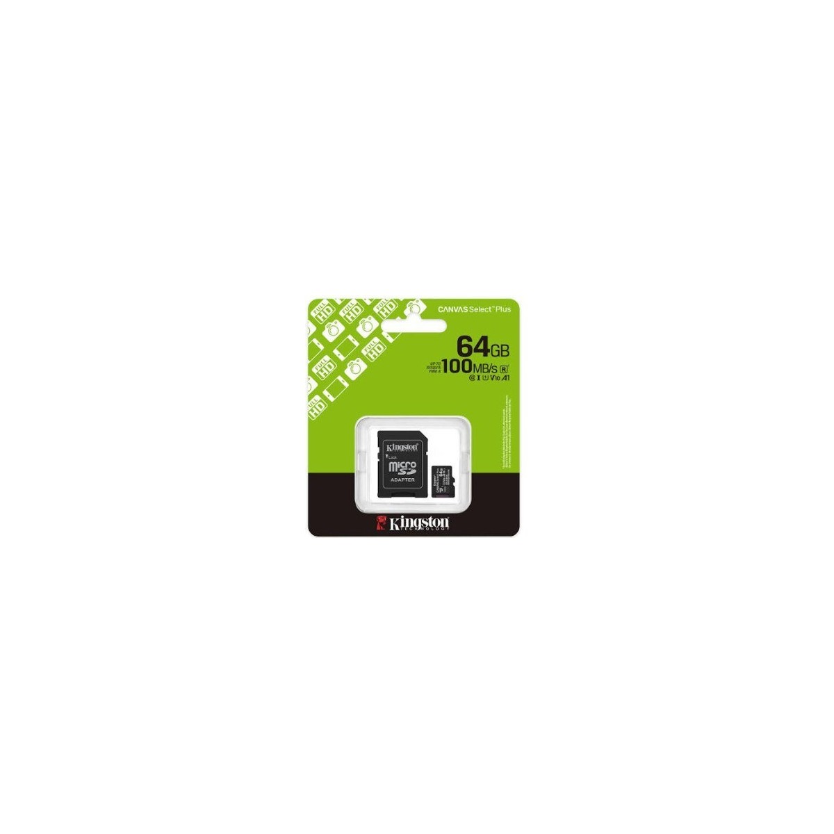 Kingston Canvas Select Plus - carte mémoire flash - 64 Go - microSDXC