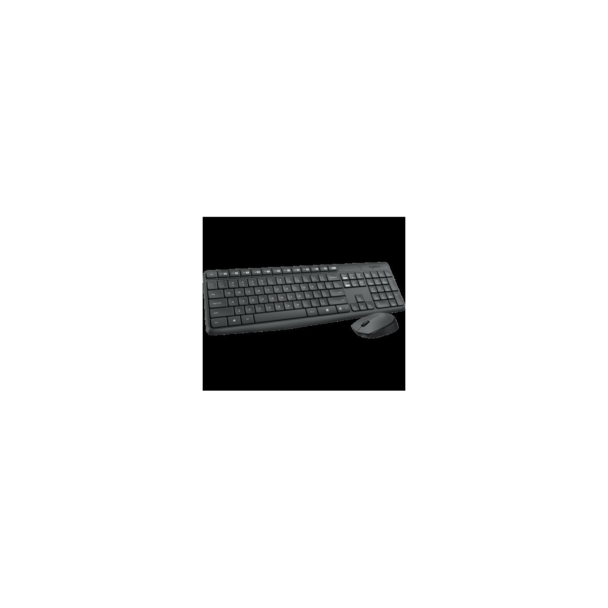 Combo Clavier + Souris MK235 sans fil Grey