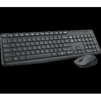Combo Clavier + Souris MK235 sans fil Grey